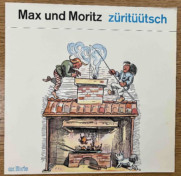 MAX und MORITZ 'Züritüütsch' originale Schallplatte LP gereinigte LP weist oberflächliche Haarkratzer auf, die jedoch nicht (ev. kaum) hörbar sind. Die Hülle hat auf der Rückseite am oberen Rand etwas Flecken.