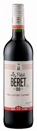 LE PETIT BERET ' 6 FL. ROUGE CABERNET SAUVIGNON ALKOHOLFREI ', 0.75 L.,*WINESCOUT7*, FRANKREICH-OCCITANIE Der La Petit Beret Rouge Cabernet Sauvignon-Syrah alkoholfrei überzeugt mit komplexe Aromen von Cassis, Veilchen, schwarzem Pfeffer, Süßholz, Gewürzen und feinen Vanillenoten, eine schöne, großzügige Struktur, die das Traubenprofil des Syrah wiedergibt, runde, weiche Tannine, bilden einen schönen Rahmen.
<br>
<br>Empfehlenswert zu gebratenem Geflügel, gegrilltem roten Fleisch, Kalbsschnitzel mit Pfifferlingen, Entenbrust mit Kirschen oder einfach als Aperitif
<br>
<br>Dominique Laporte ist aktuell einer der besten Sommeliers in Frankreich und erklärt: 'Ebenso wie bei einem Wein ist bereits die Auswahl der richtigen Lagen ausschlaggebend für die Qualität, allerdings ist bei dem alkoholfreien Getränk eine noch frühere Ernte wichtig. Damit keine Gärung stattfinden kann, werden jegliche Prozesse steril durchgeführt.' Weiter erläutert er, dass der Traubenmost einen neunstufigen Herstellungsprozess durchläuft: 'Das Geschmacksbild eines echten Weins erhält das Getränk mittels einer Zucker- und Säureregulierung sowie des Aufbaus einer Gerbstoffstruktur.' So entsteht nicht nur ein Getränk, das eine sehr gutschmeckende alkoholfreie Weinalternative ist, man kann sogar ganze Menus mit Le Petit Béret begleiten. Für Dominique Laporte, der jede Cuvée selbst zusammengestellt hat, war das ein wichtiges Anliegen. Durch den innovativen Herstellungsprozess kann Le Petit Béret auch von Risikogruppen wie Schwangere und Alkoholikern oder auch Menschen, die sich HALAL oder vegan ernähren genossen werden.